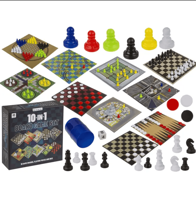 Spillkassen – 10 Spill i Ett